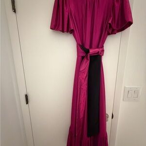 Pomander Place pink dress with sash